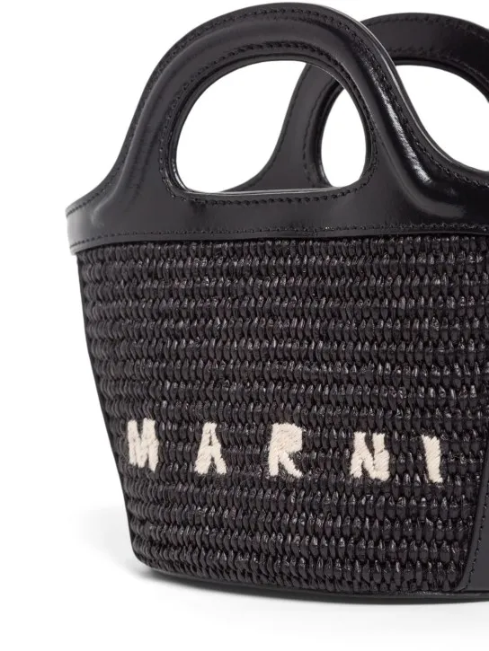 Marni Junior   Tropicalia top handle bag w/ logo 