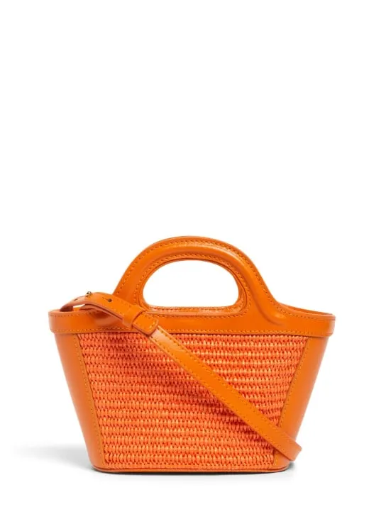 Marni Junior   Tropicalia top handle bag w/ logo 