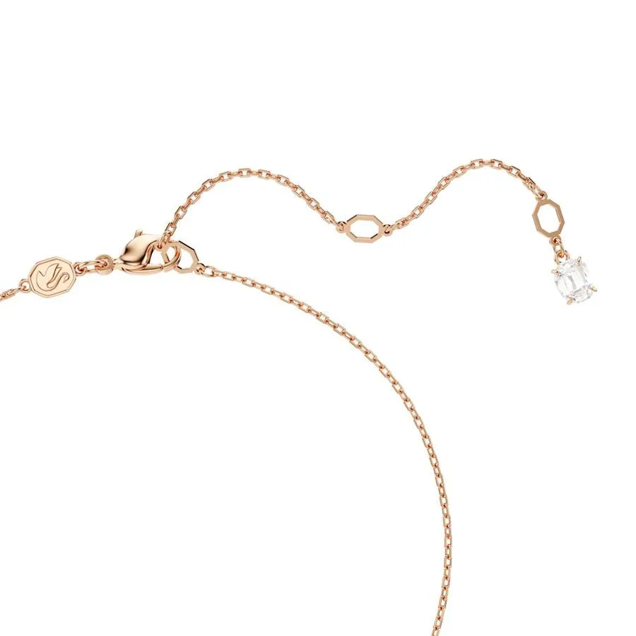 Matrix Rose Gold-tone White Crystal Pearl Pendant 5692265