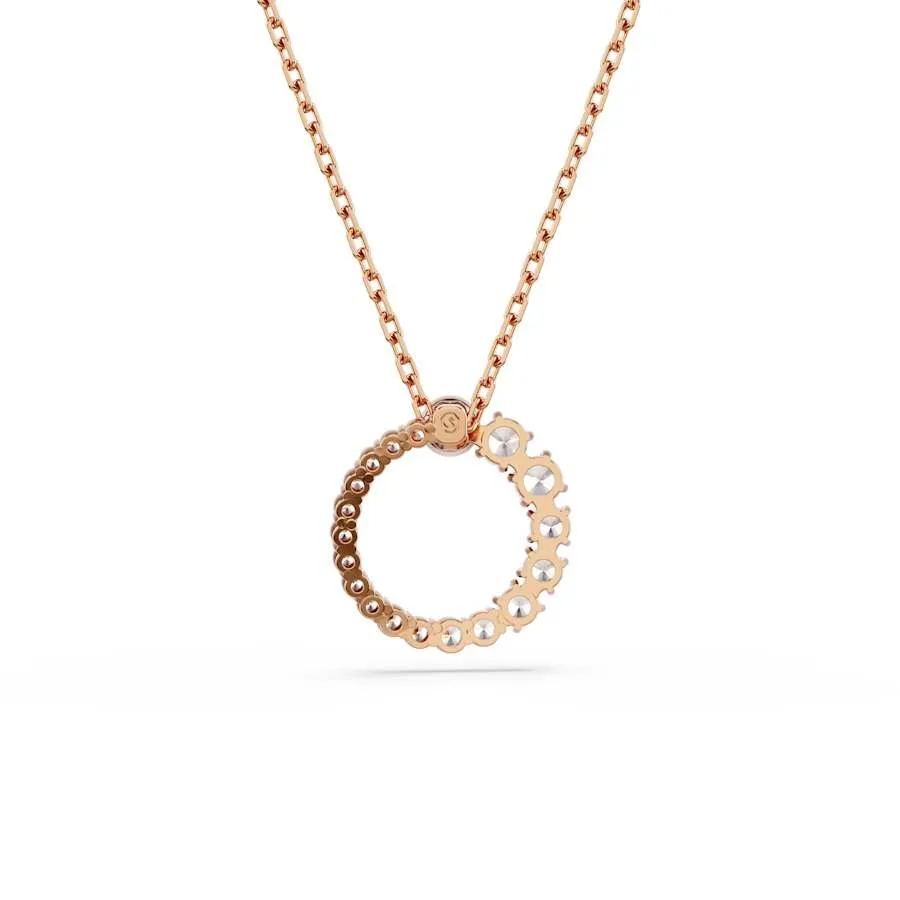 Matrix Rose Gold-tone White Crystal Pearl Pendant 5692265