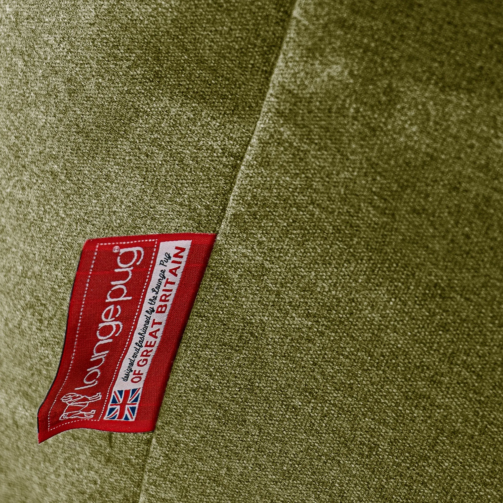 Mega Mammoth Bean Bag Sofa - Interalli Wool Lime Green