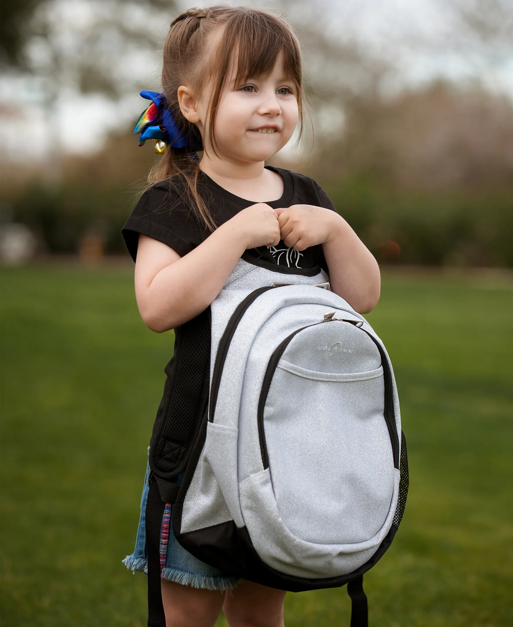 Mini Preschool Backpack for Girls with Built-in Accessories