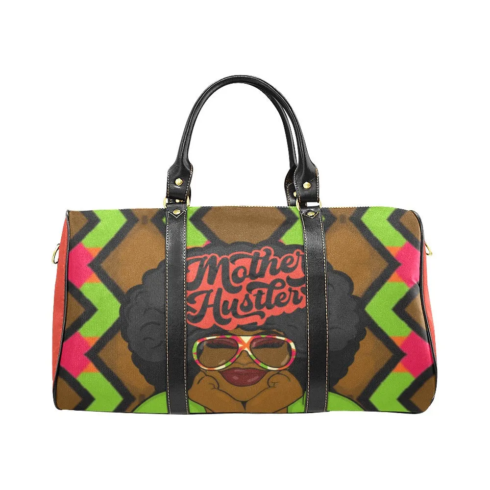 MOTHER HUSTLER LARGE TRAVEL DUFFLE LIME