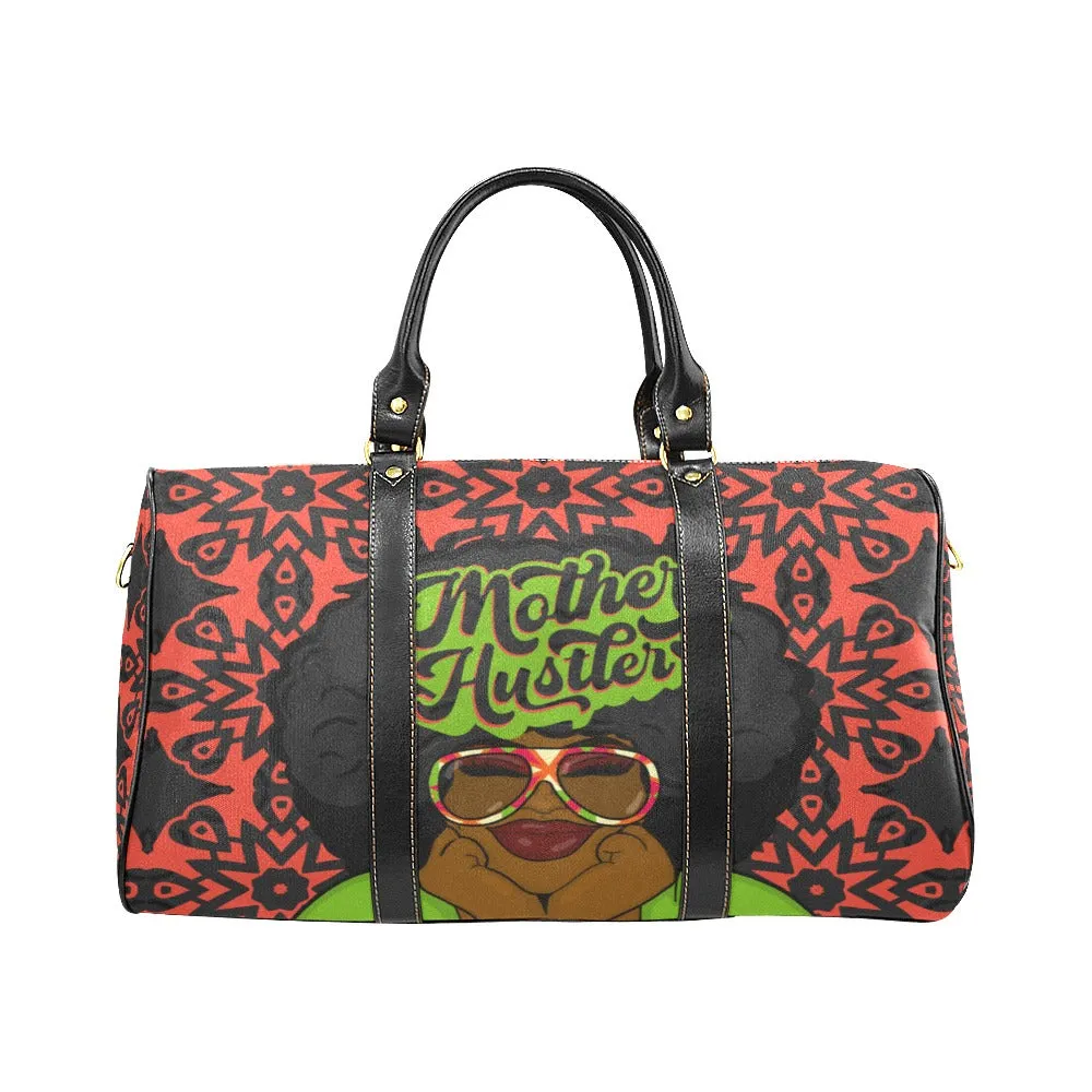 MOTHER HUSTLER LARGE TRAVEL DUFFLE LIME