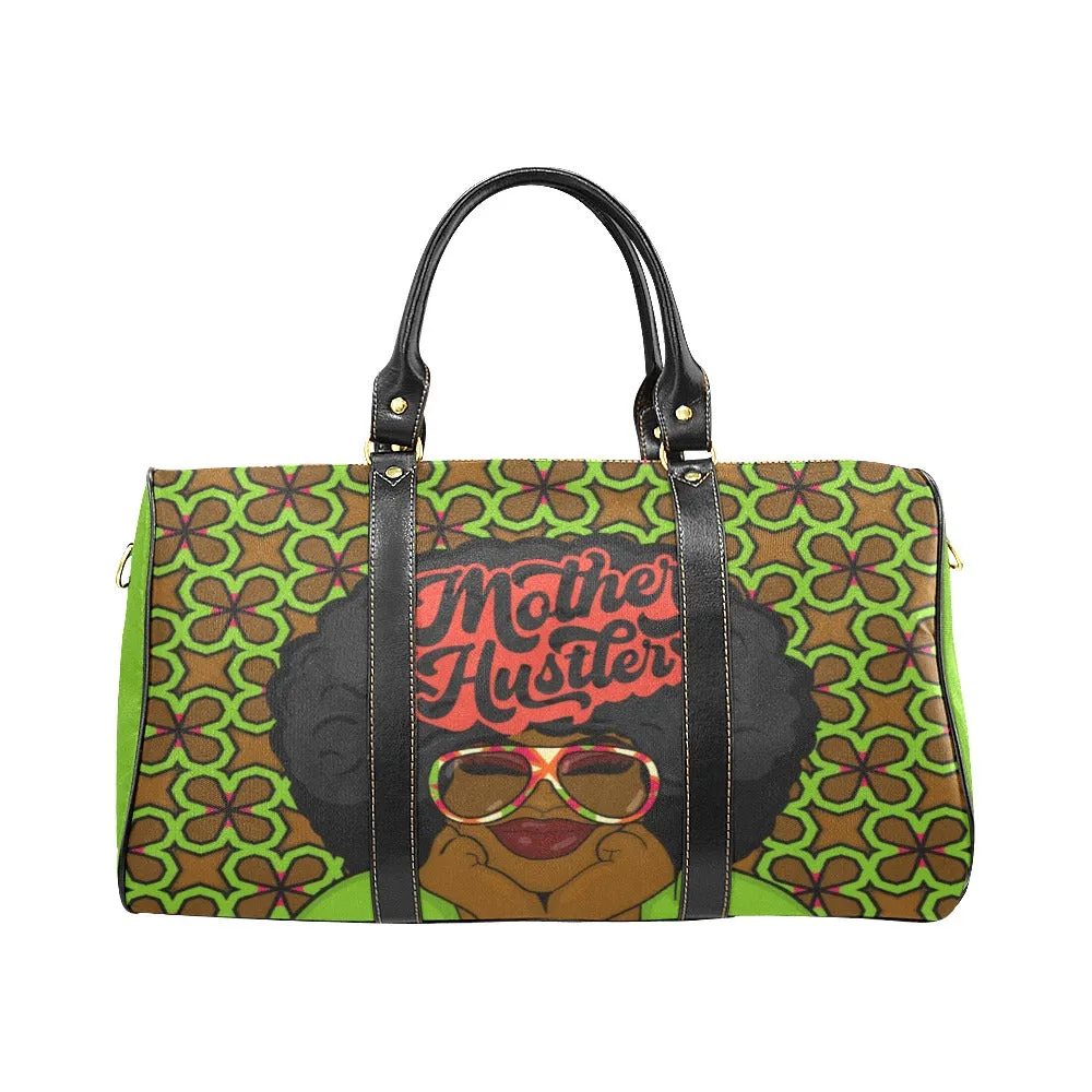 MOTHER HUSTLER LARGE TRAVEL DUFFLE LIME