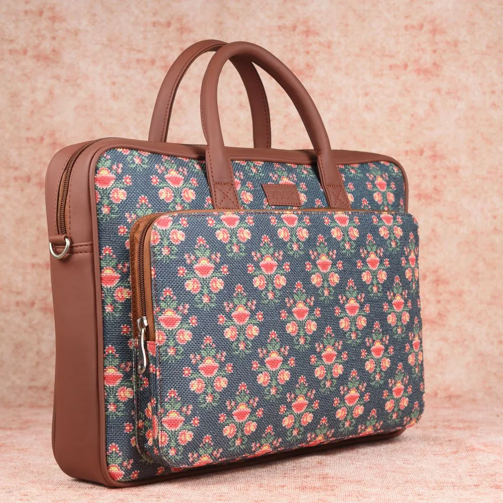 Mughal Garden Print Laptop Bag