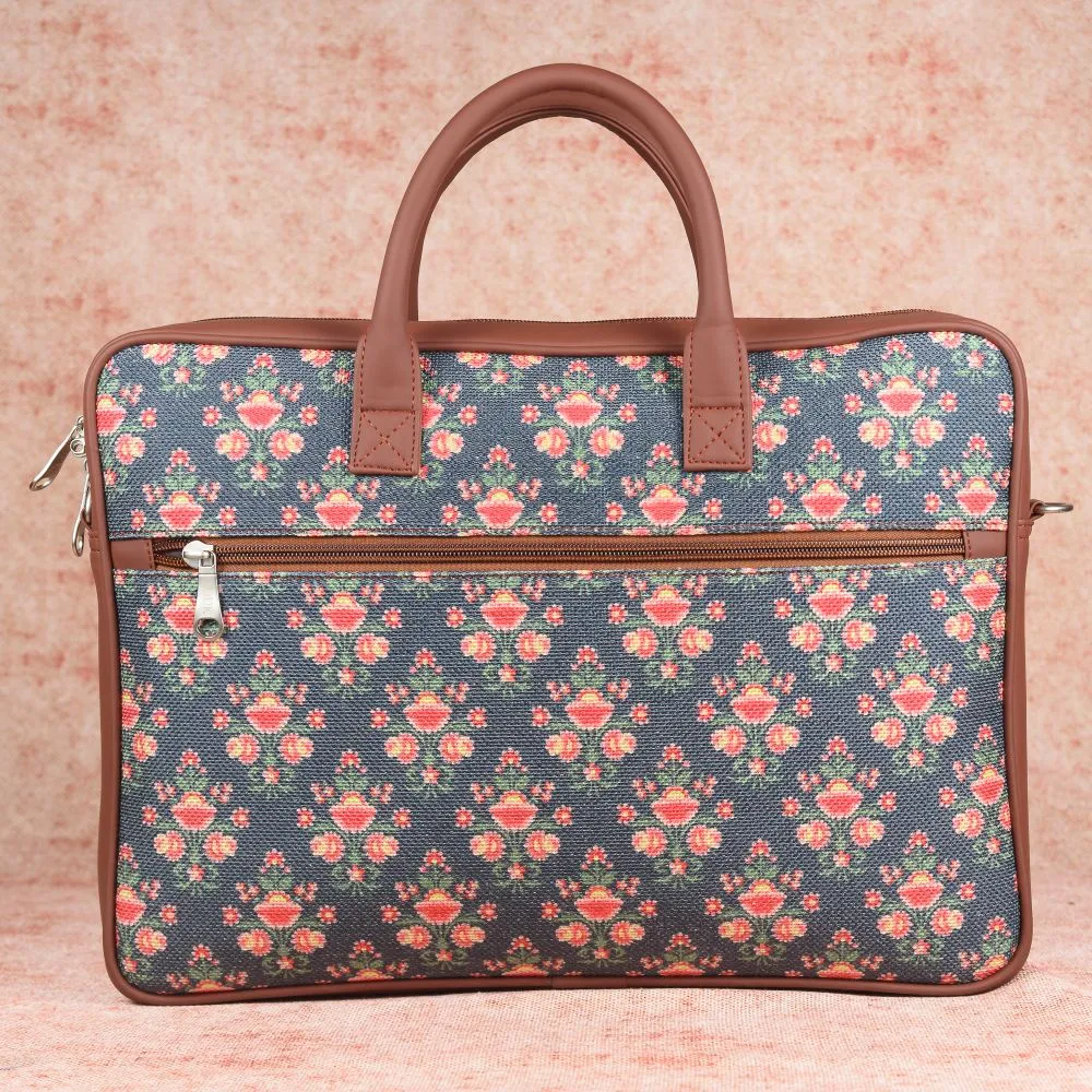 Mughal Garden Print Laptop Bag