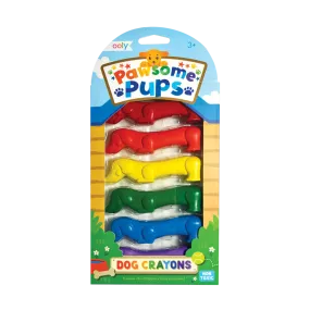 Ooly Pawsome Pups Dog Crayons - Set of 6