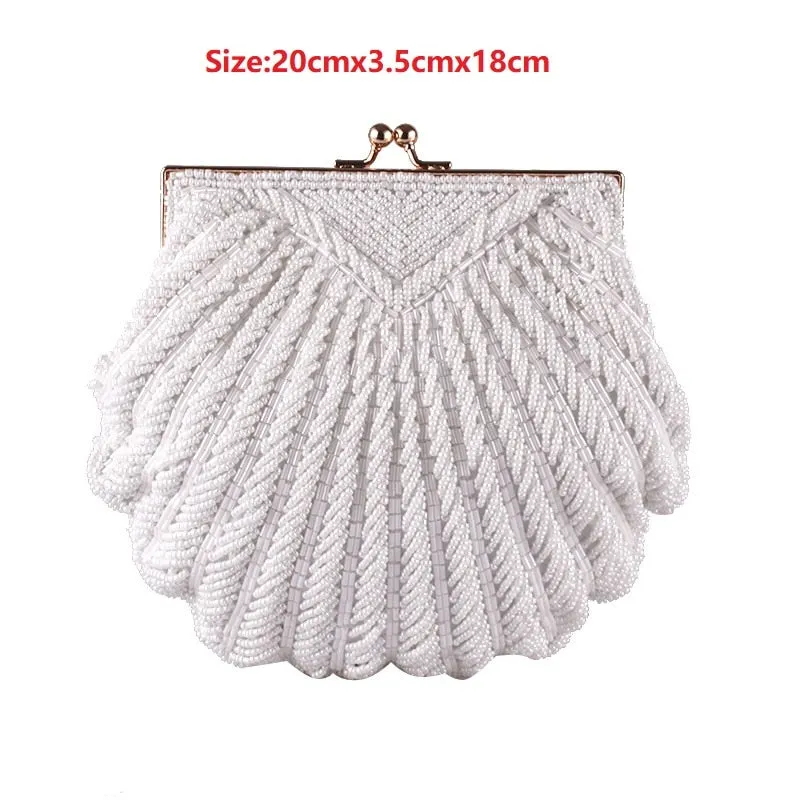 Pearl Beaded Clutch Bags