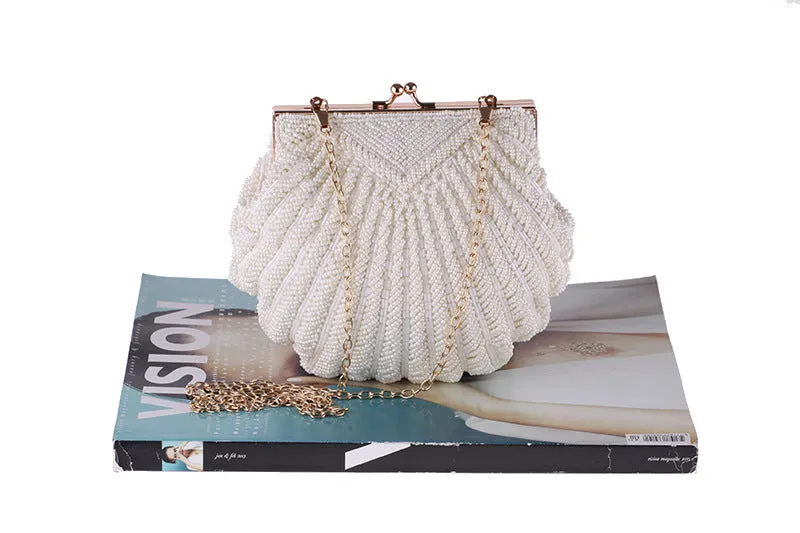 Pearl Beaded Clutch Bags