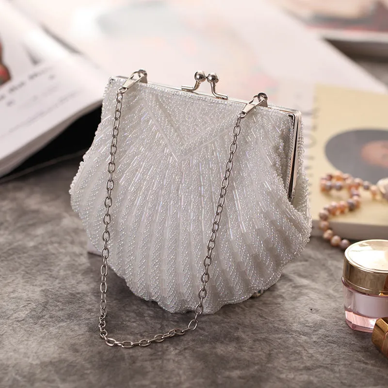 Pearl Beaded Clutch Bags