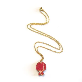 PEQUEÑA POMEGRANATE .  pendant