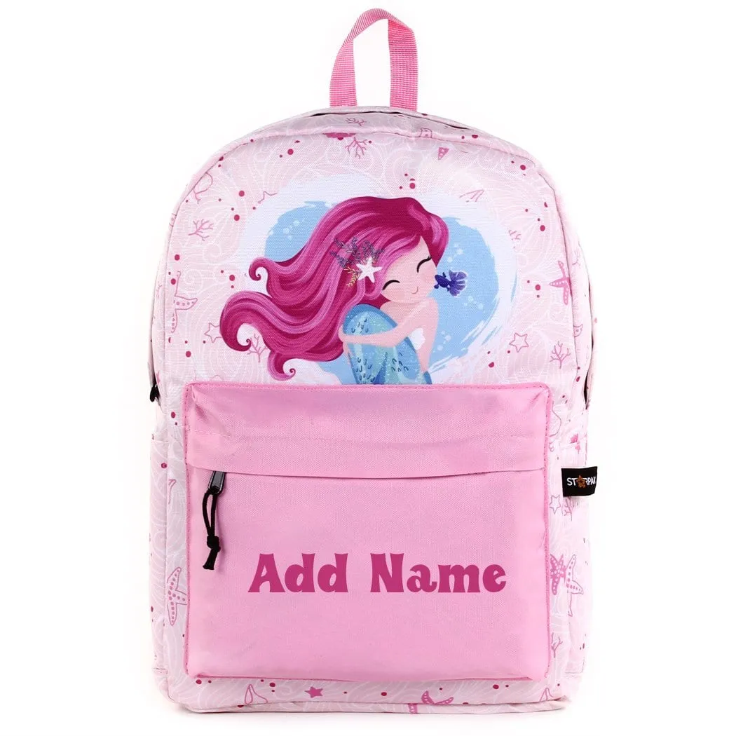 Personalized School Backpack or Lunch Bag - Mermaid