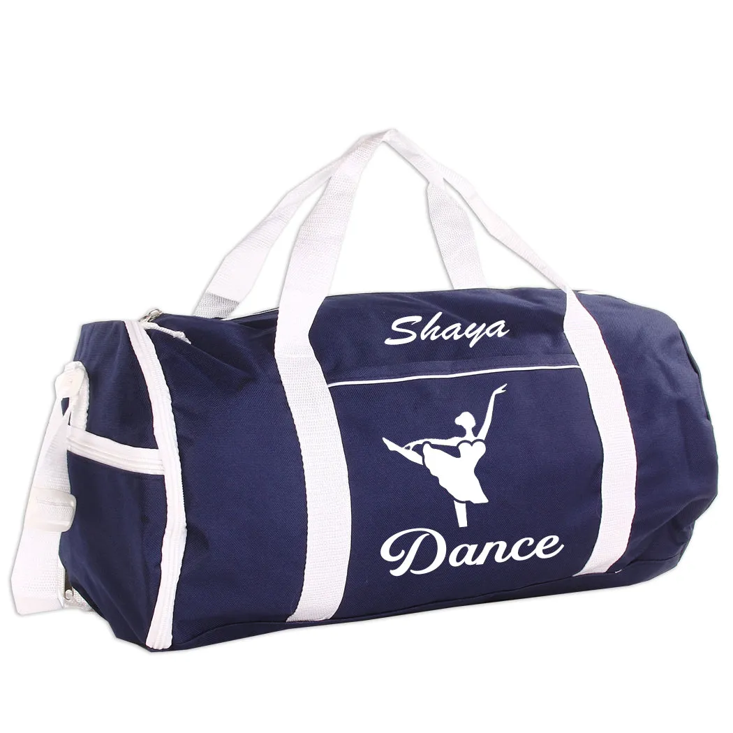 Personalized Sport/Gym Roll Duffel Bag - Dance (Available in 4 Colors)