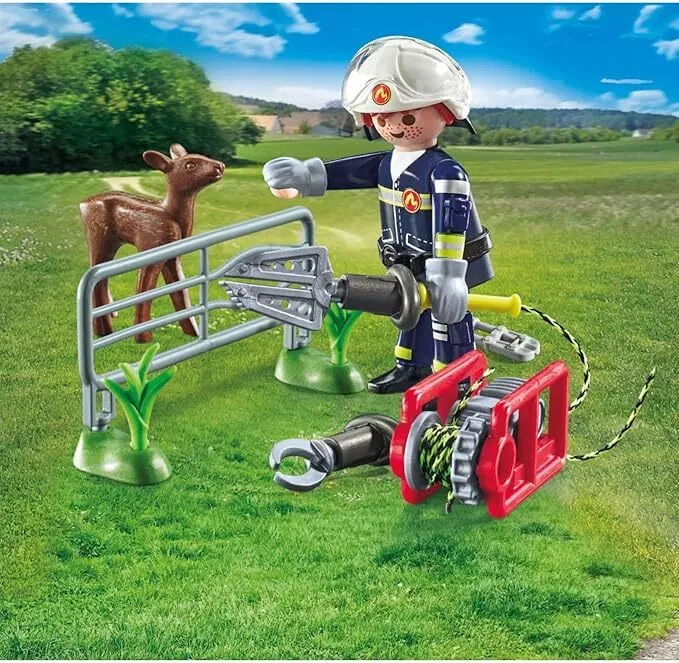 Playmobil Action Heroes - Firefighters Animal Resc