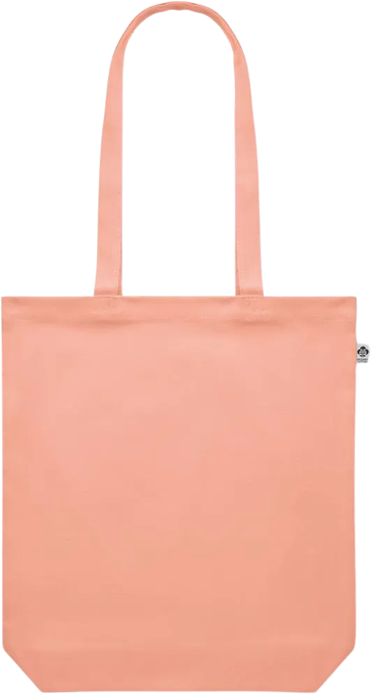 Premium colored organic canvas shopping bag