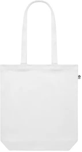 Premium colored organic canvas shopping bag