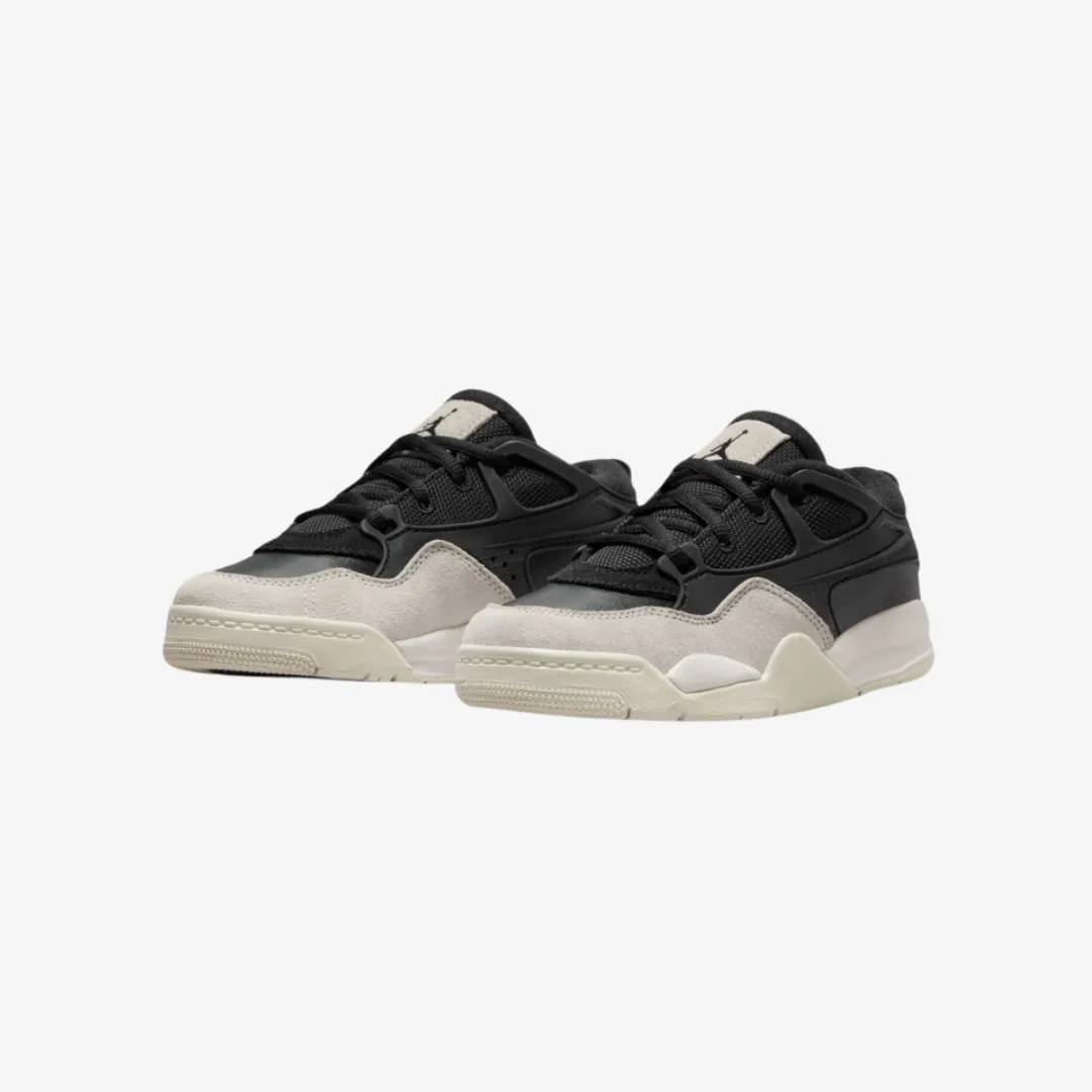 preschool jordan 4 rm (black/light bone)