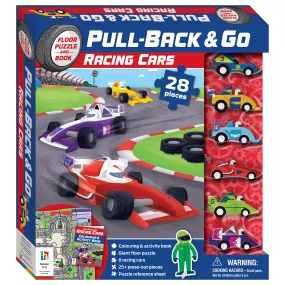 Pull-Back-And-Go Jigsaw: Racing Cars