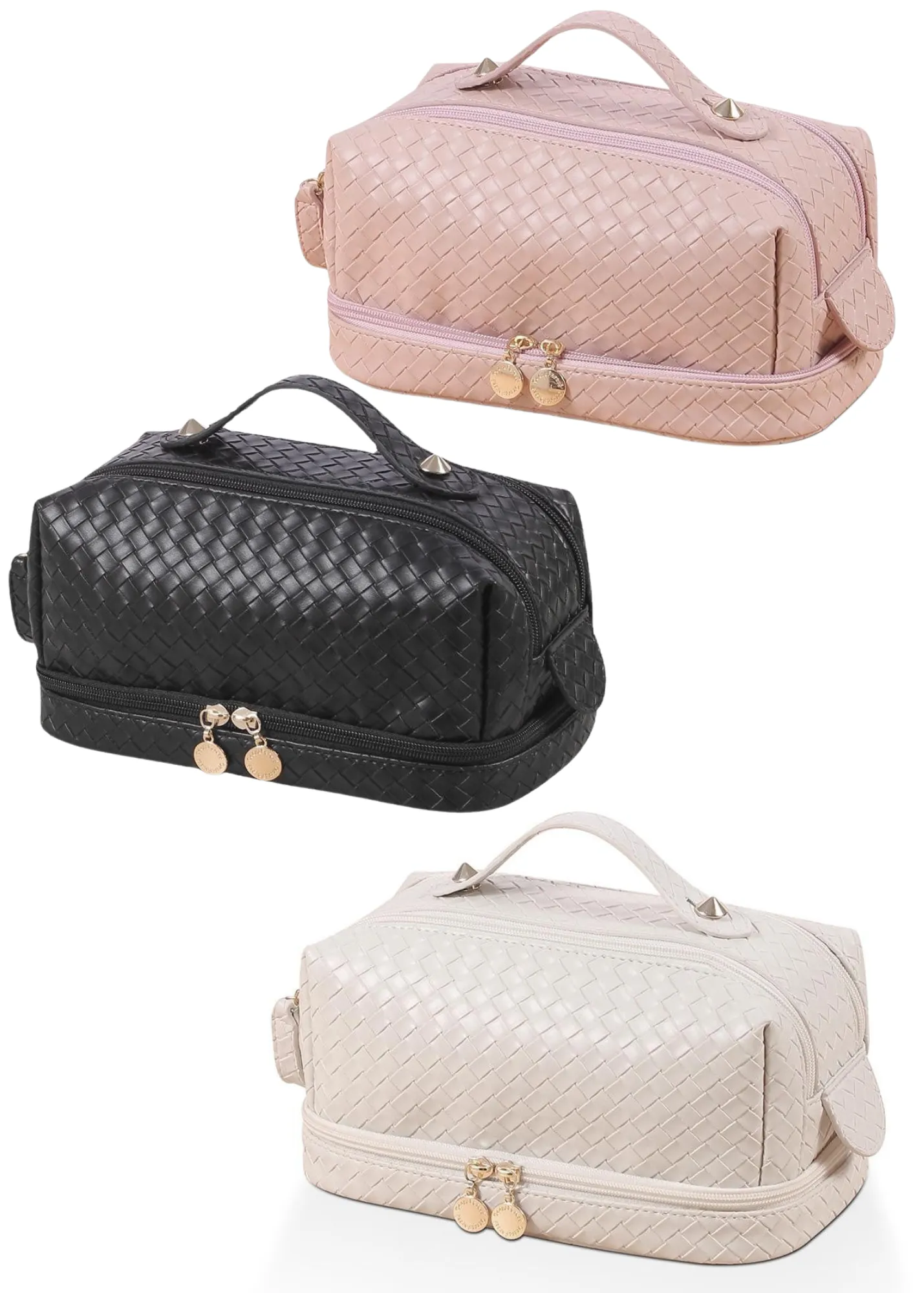 Quinn Makeup/Travel Bag - 3 Colors