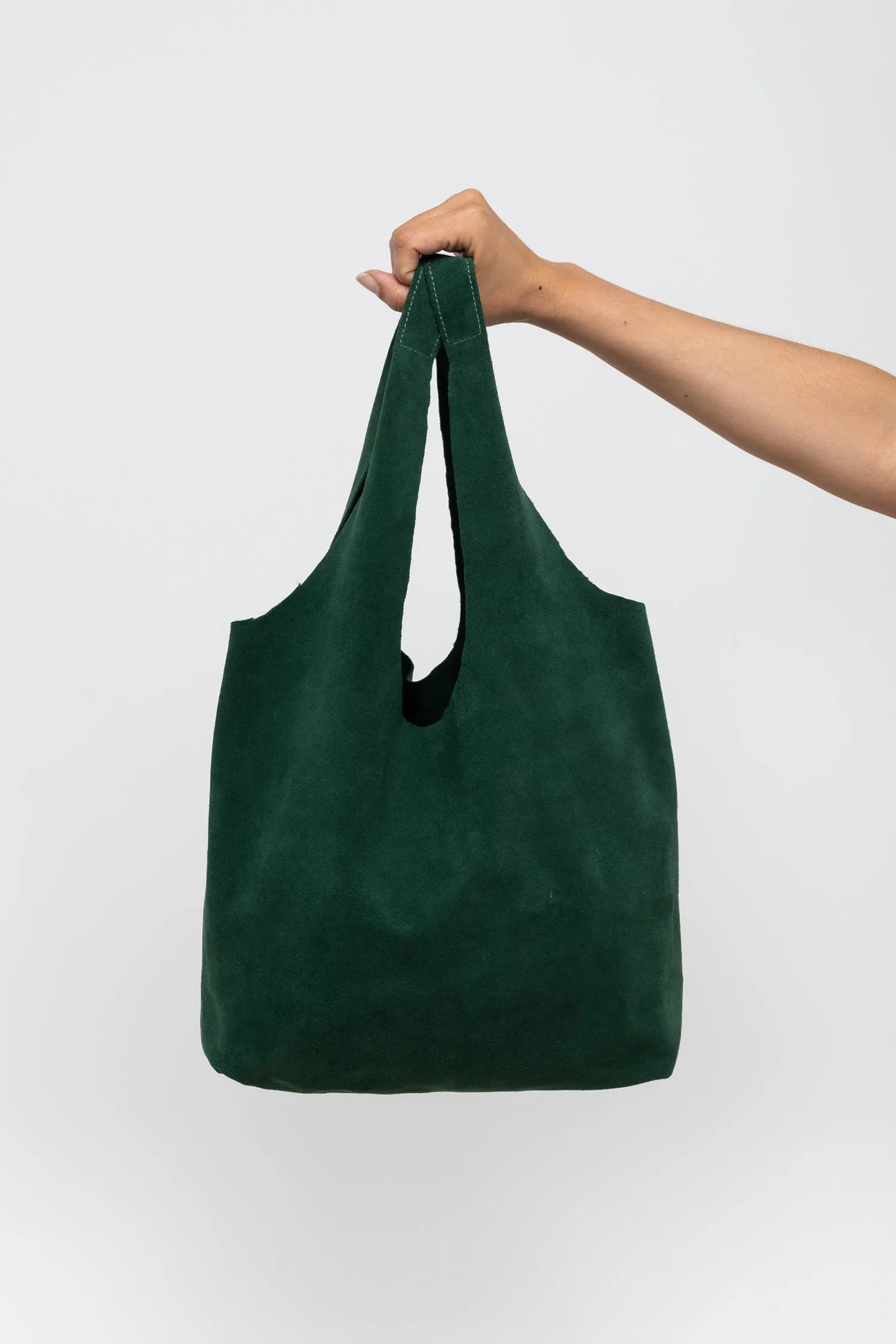 RLH3409 - Raw Suede Shopping Bag