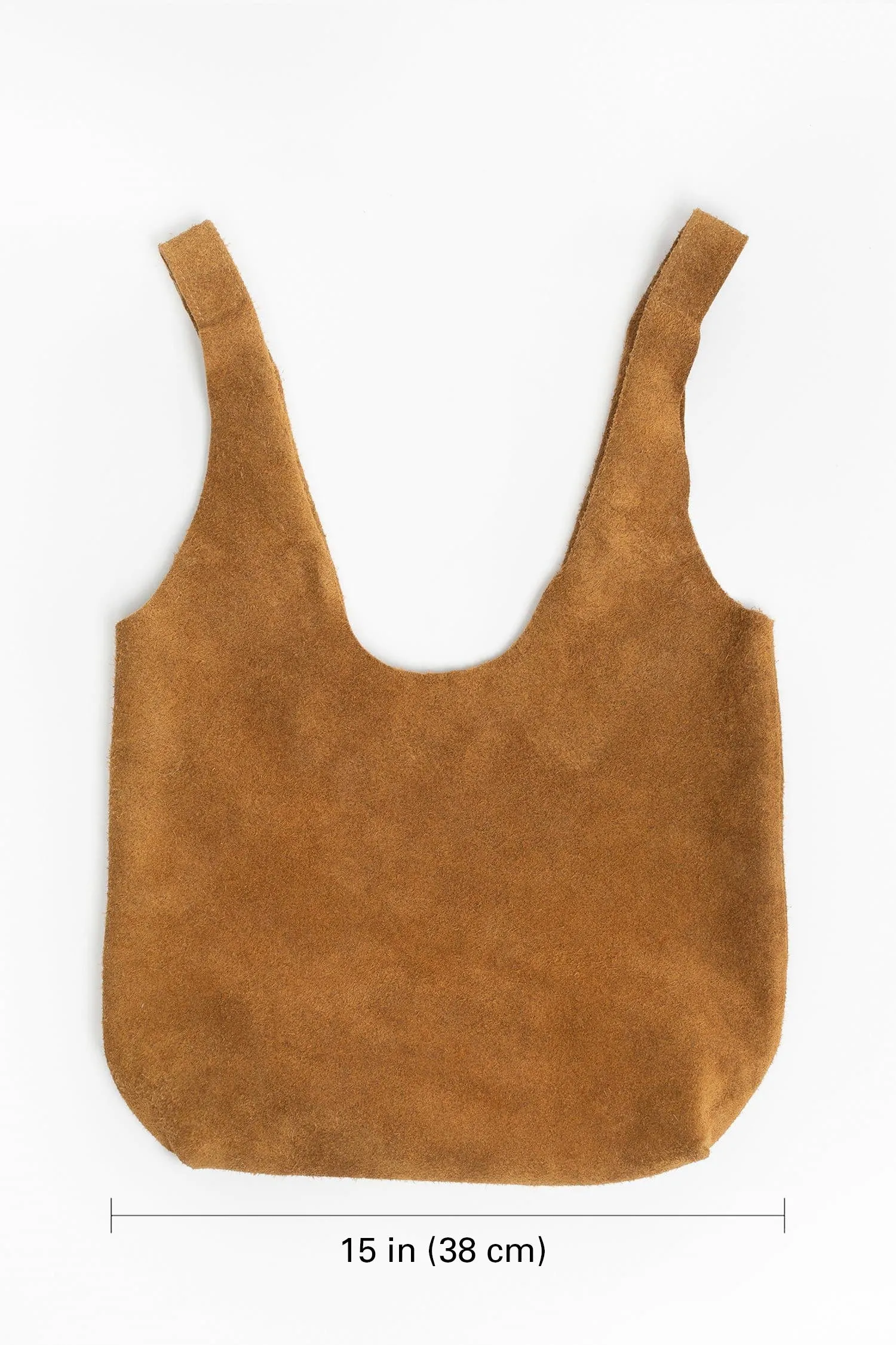 RLH3409 - Raw Suede Shopping Bag