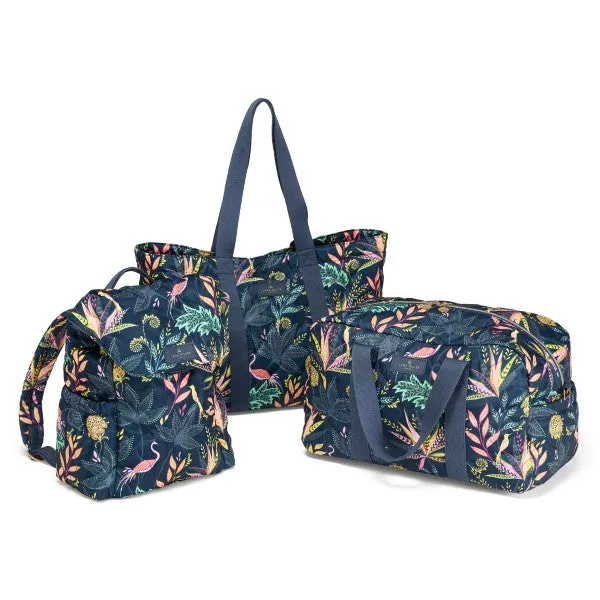 Sara Miller Botanic Paradise Quilted Duffle Bag