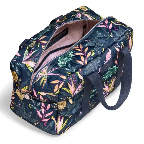 Sara Miller Botanic Paradise Quilted Duffle Bag