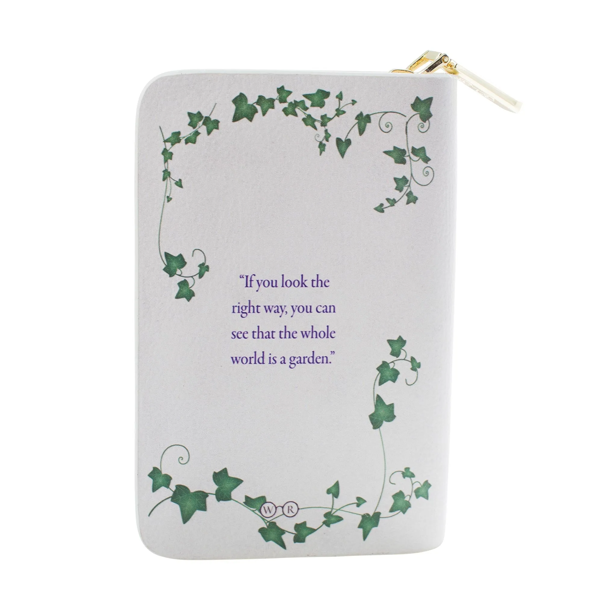 Secret Garden Book Zip Around Purse