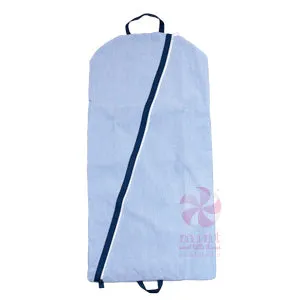 Seersucker Hanging Garment Bag with Applique