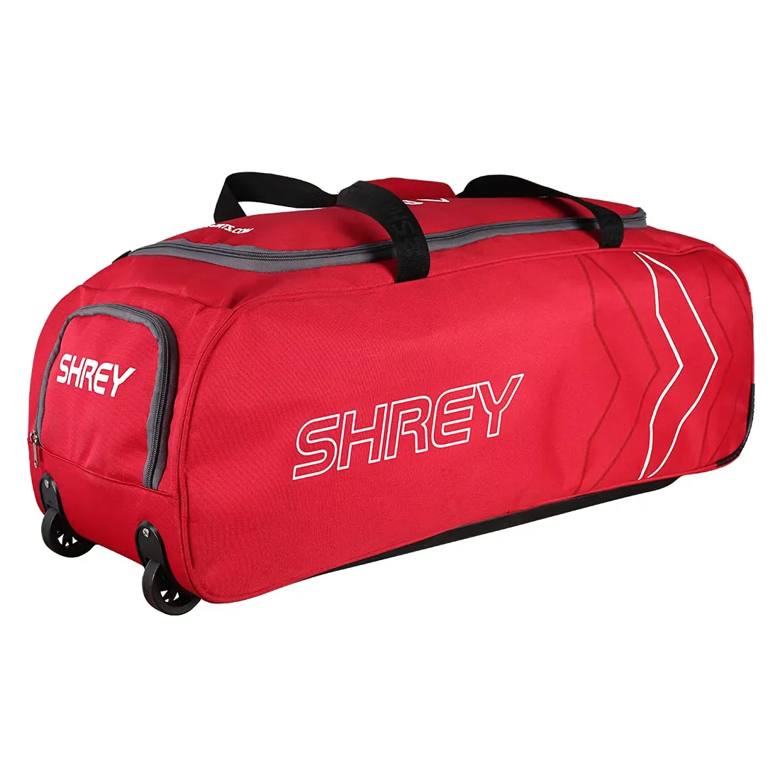 Shrey Kare Wheelie Bag Cricket Kitbag - Red