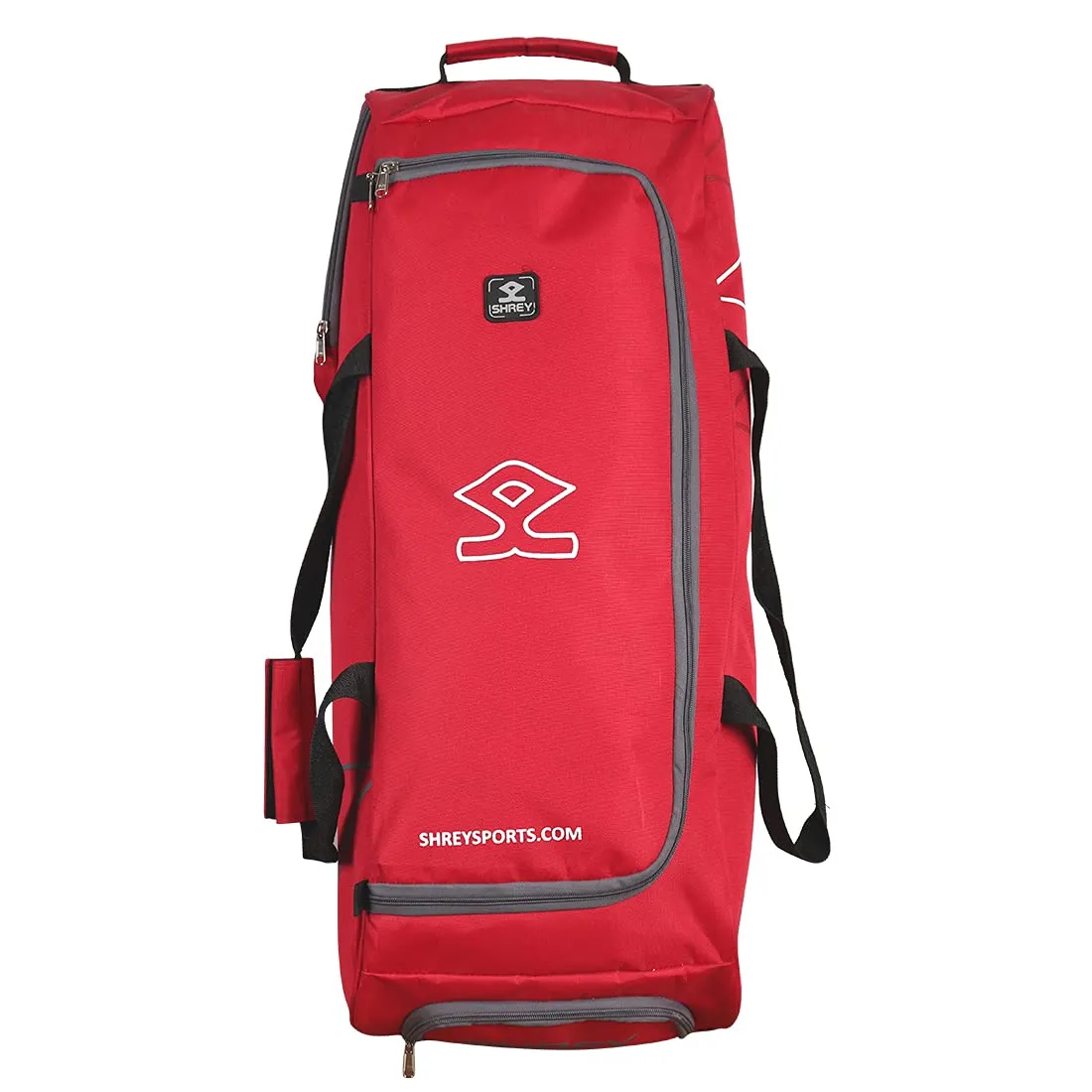 Shrey Kare Wheelie Bag Cricket Kitbag - Red