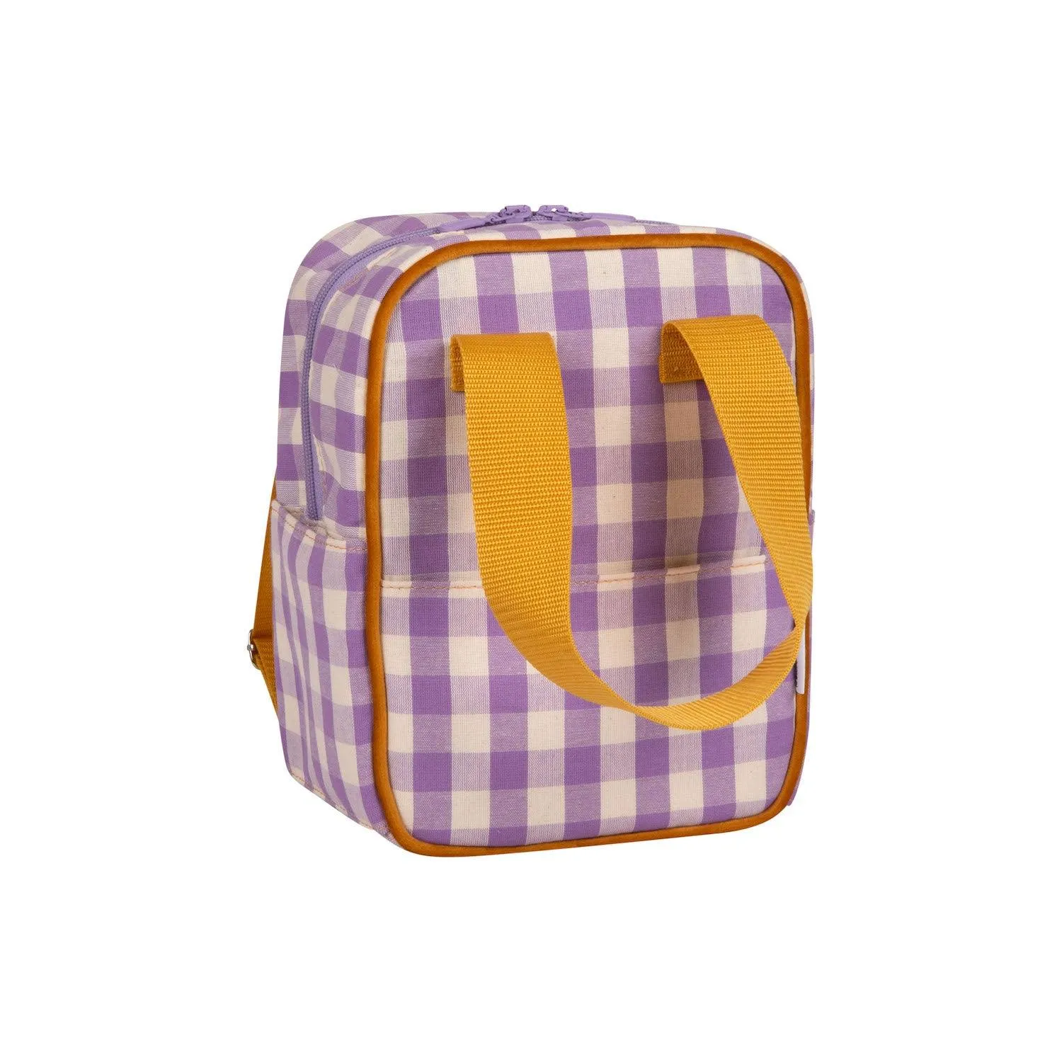 Small Backpack | Gingham | Lilac