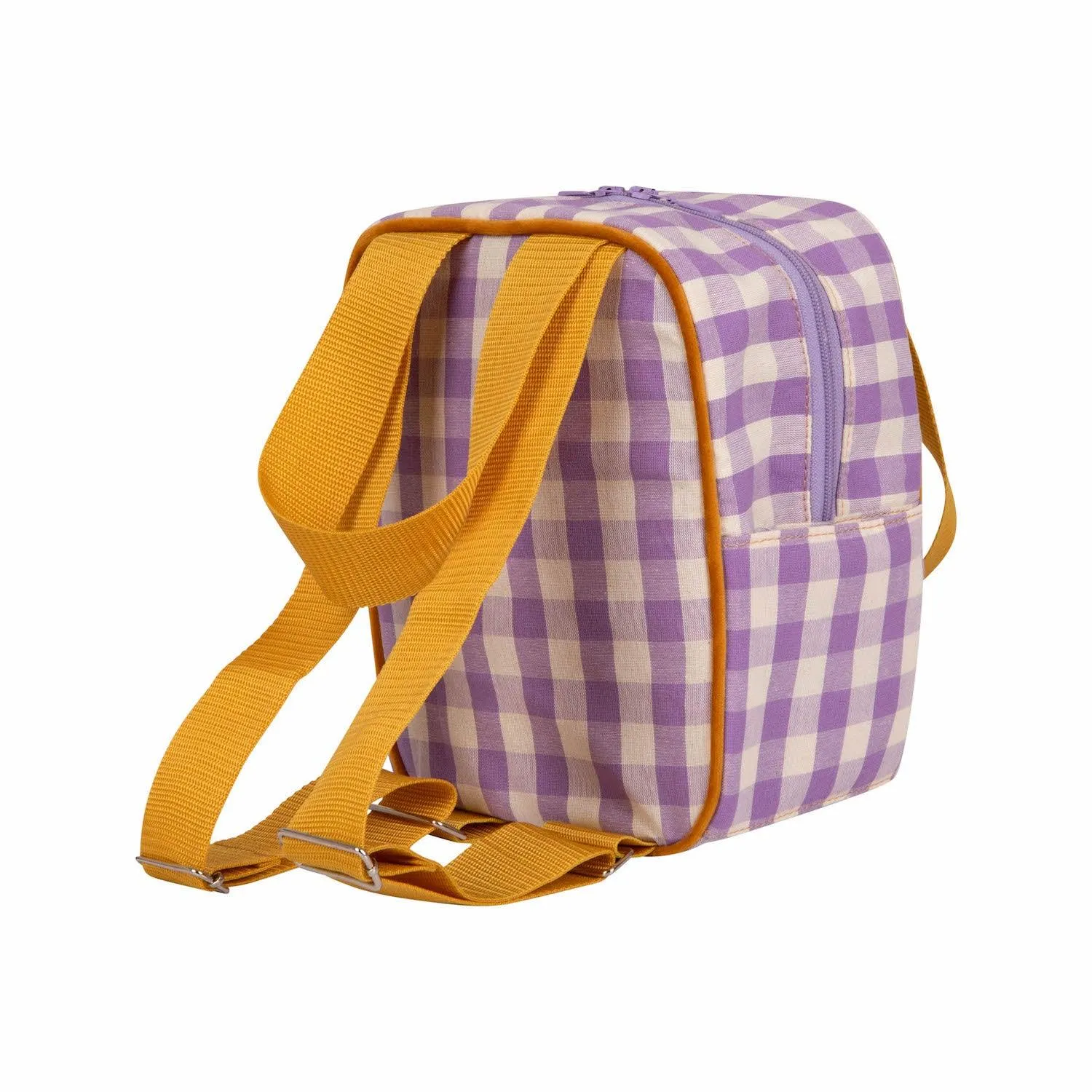 Small Backpack | Gingham | Lilac