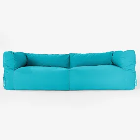 SoleiStorm™ Ultra 2000 h  3 Seater Sofa Outdoor Bean Bag - Olefin Aqua