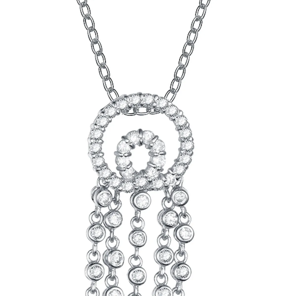 Sophie Swirl Design Dangling Pendant