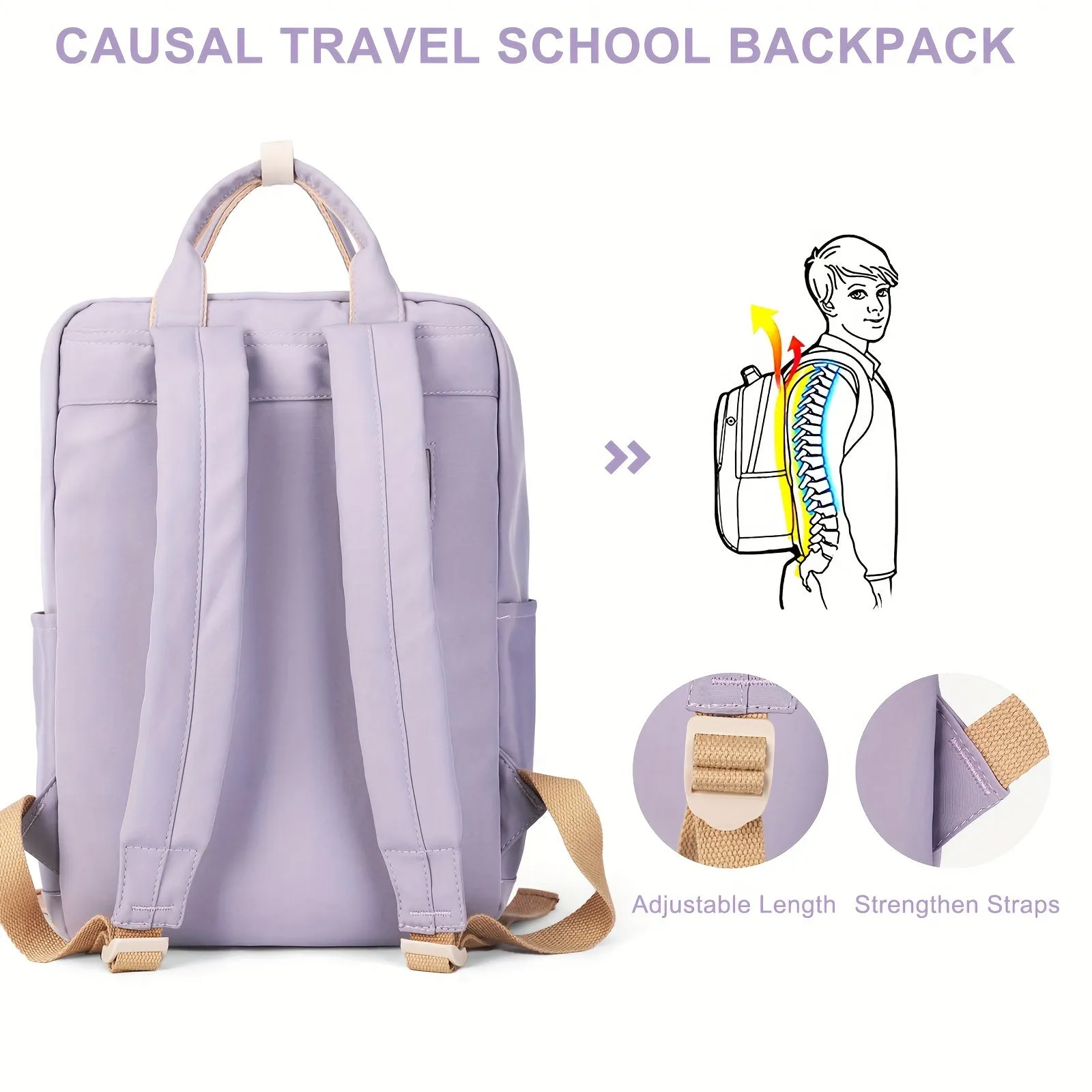 Spacious Shoulder Backpack for Students Perfect for Gifts School