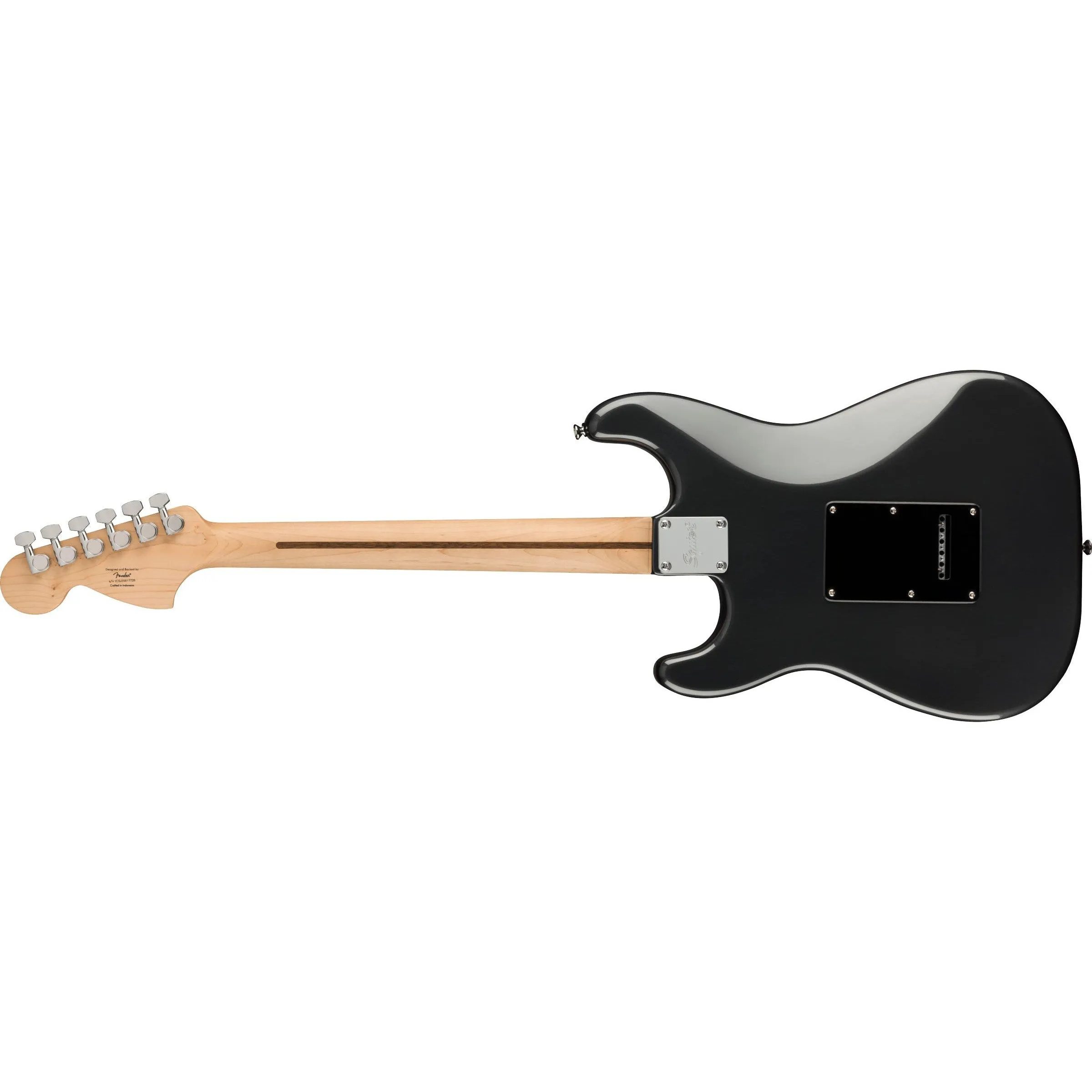 Squier Affinity Series Stratocaster Electric Guitar HSS Pack In Charcoal Frost Metallic