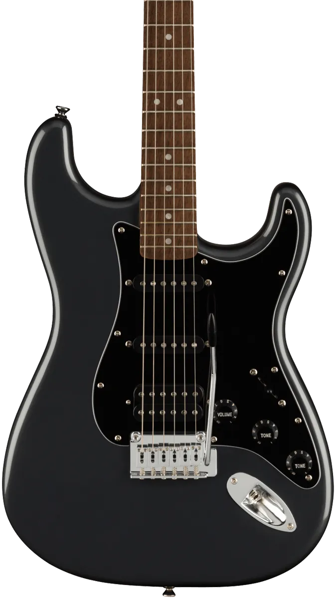 Squier Affinity Series Stratocaster HSS Pack Charcoal Frost Metallic w/bag