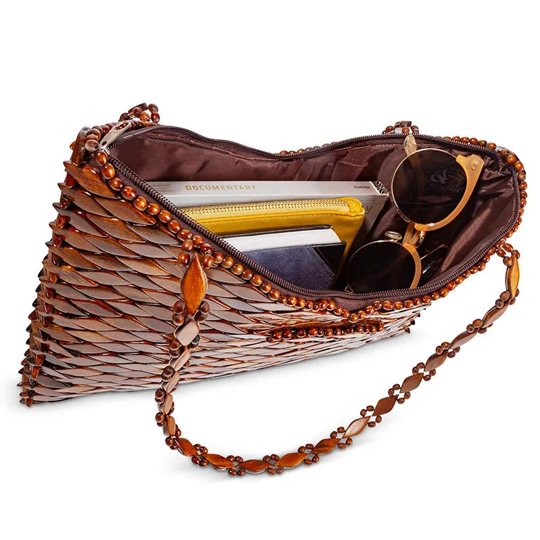 St. Lucia Shoulder Bag - Dark Walnut