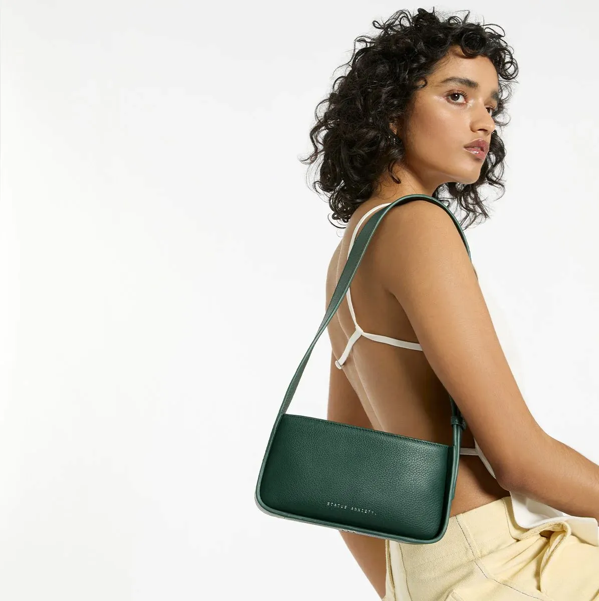 Status Anxiety State of Mind Handbag - Green