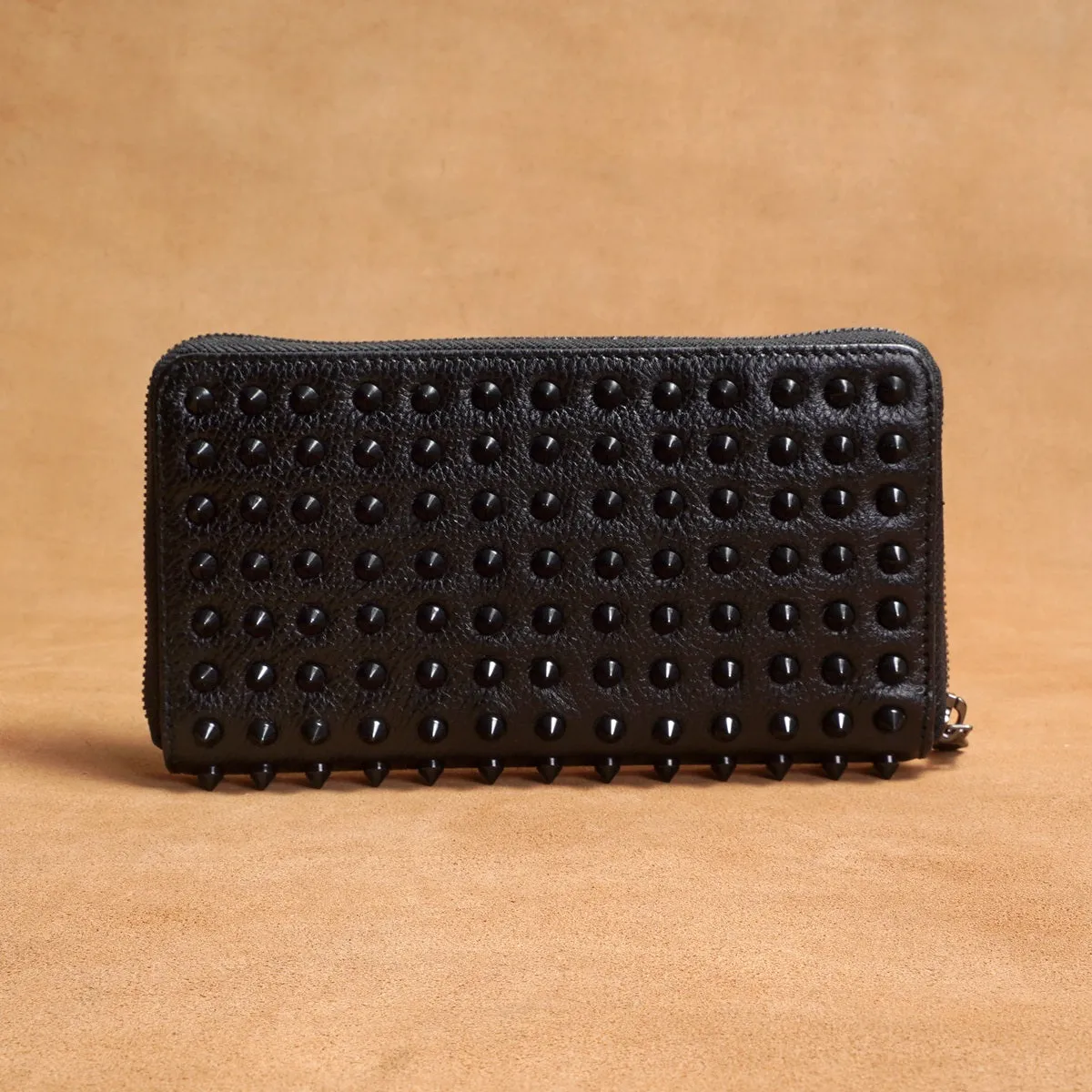 Studded Black Ladies Clutch/Wallet