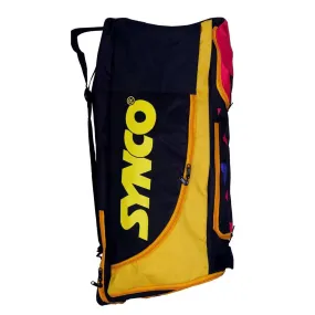 Synco Cricket kit Bag color - Black Yellow