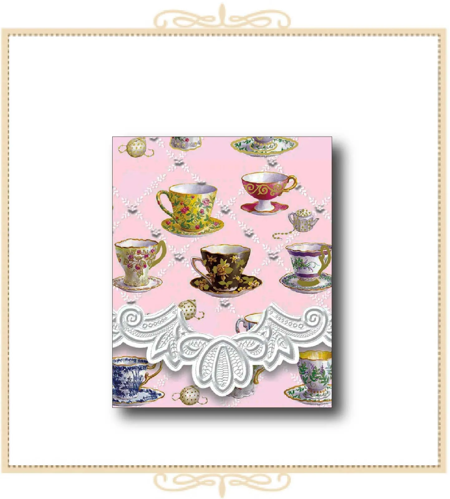 Teacup Purse Notepad