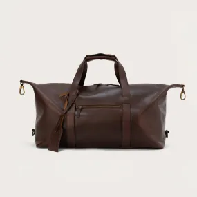 The Dale Vintage Brown Leather Duffle Bag