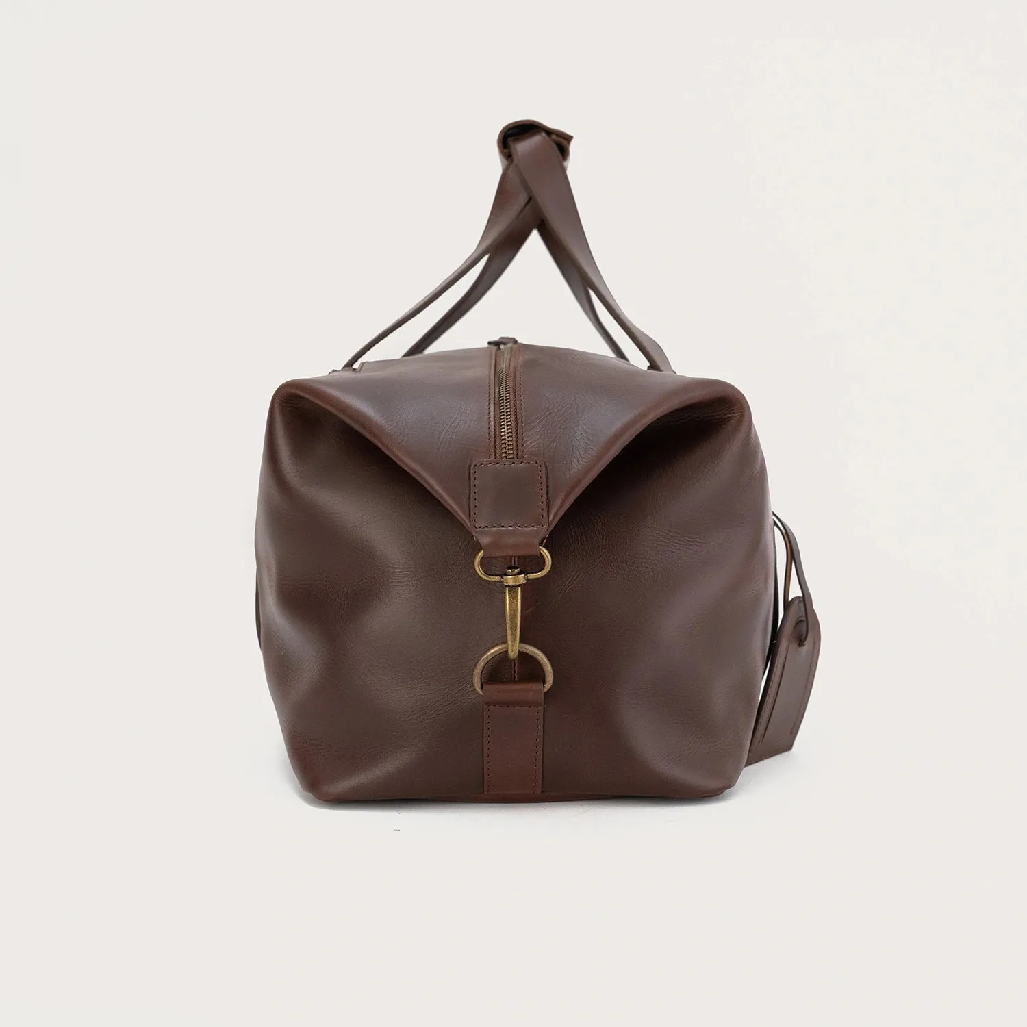 The Dale Vintage Brown Leather Duffle Bag