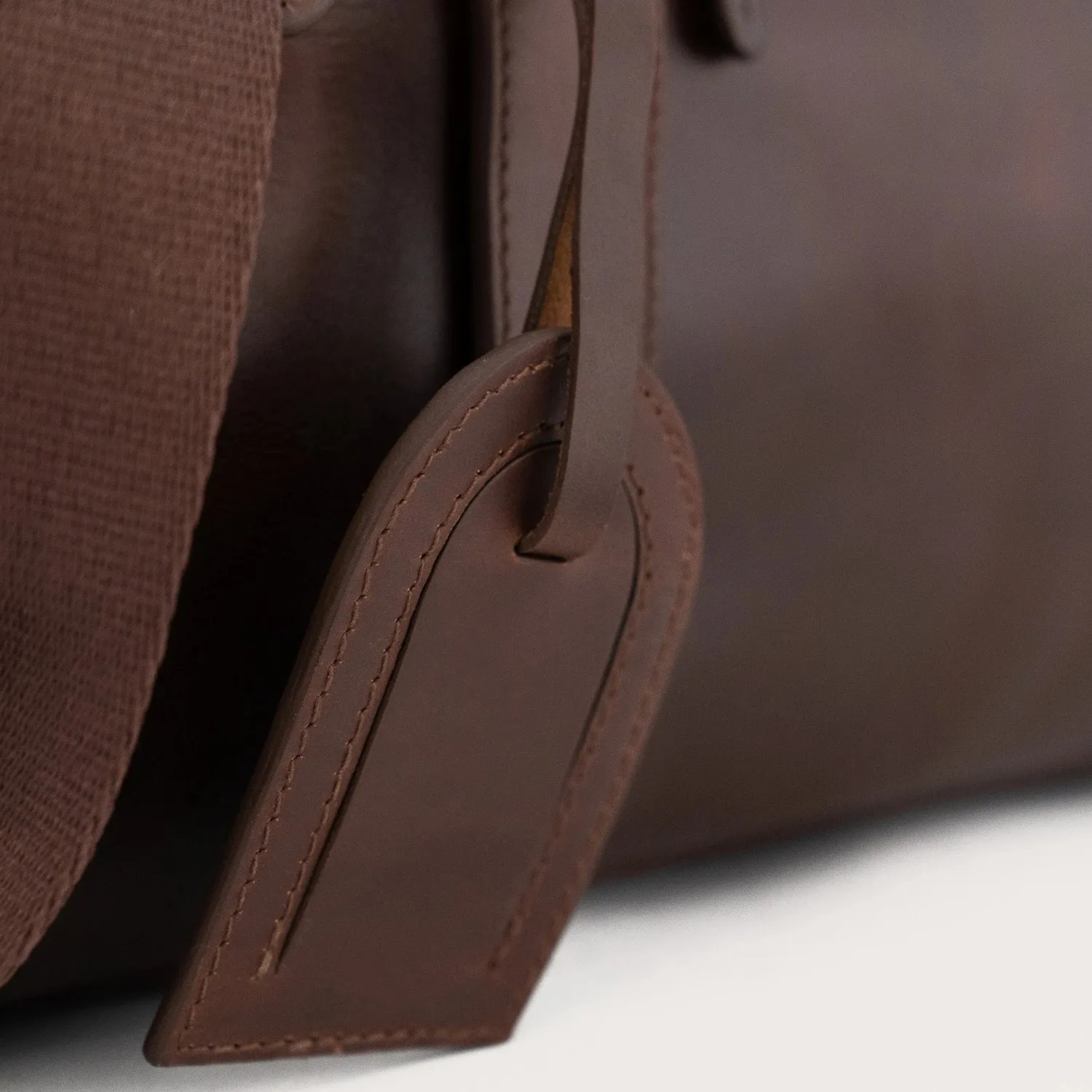 The Dale Vintage Brown Leather Duffle Bag