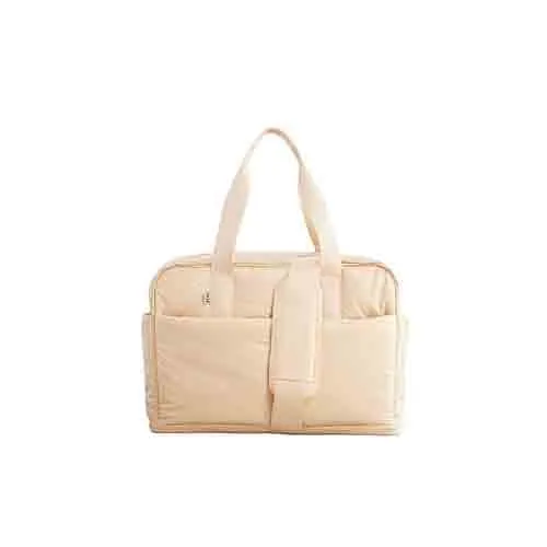 The Expandable Duffle in Beige