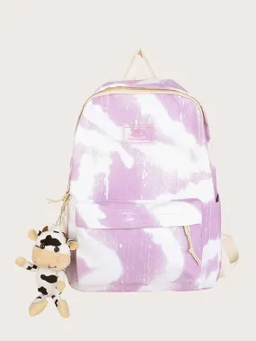 Tie Dye Large Capacity Backpack