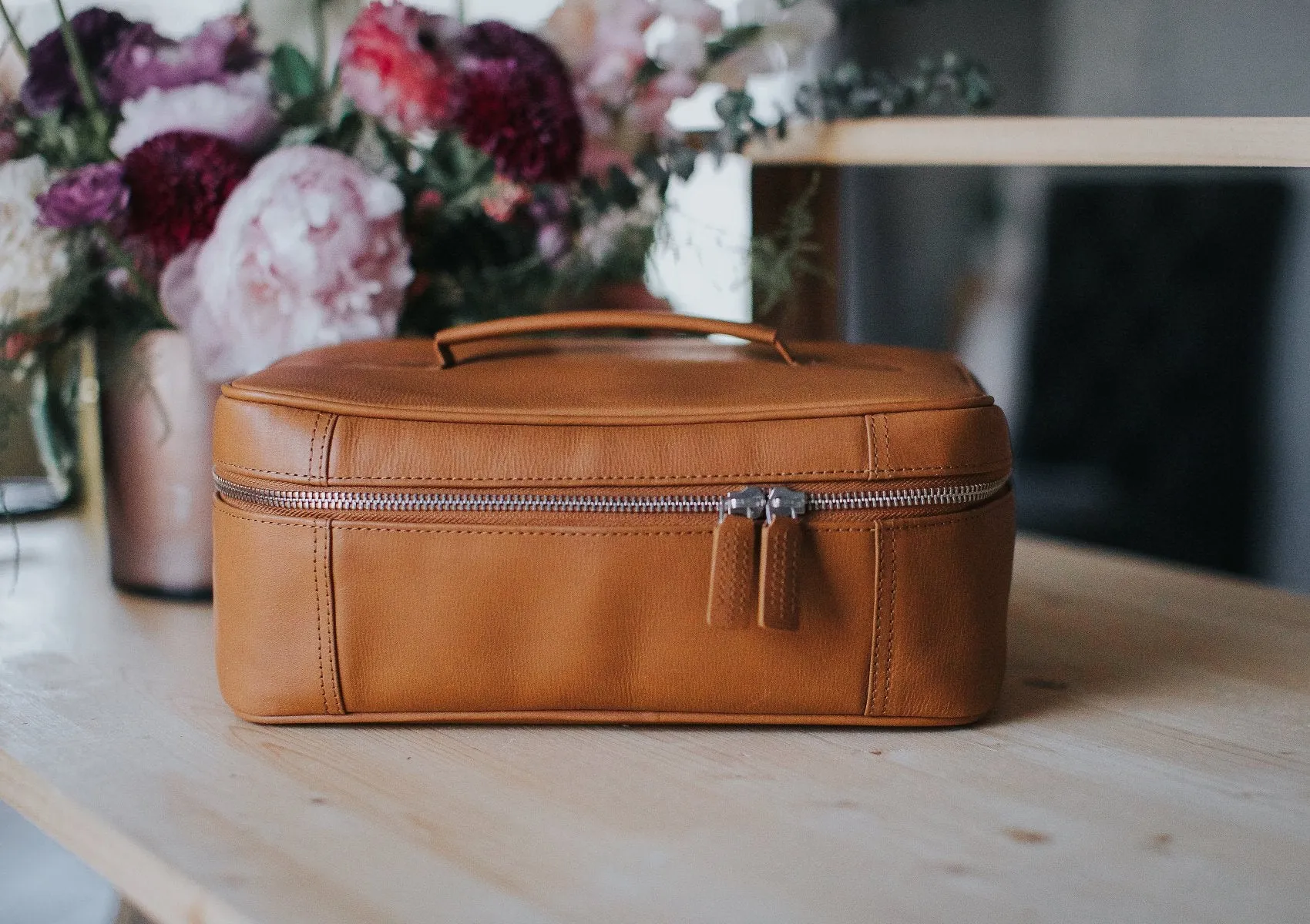 Toiletry Bag - Caramel